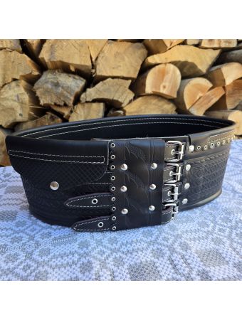 Brau- Chimir- Serpar traditional din piele COD 5002