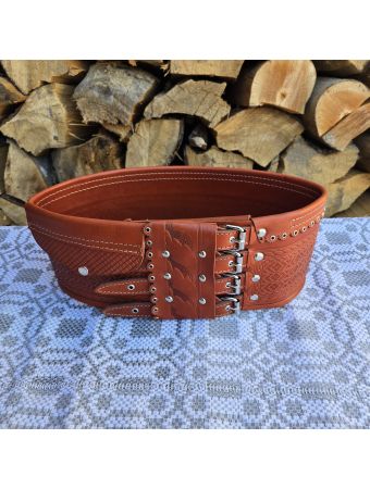Brau- Chimir- Serpar traditional din piele COD 5008