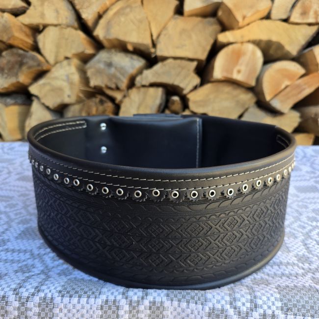 Brau- Chimir- Serpar traditional din piele COD 5005