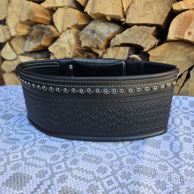 Brau- Chimir- Serpar traditional din piele COD 5002