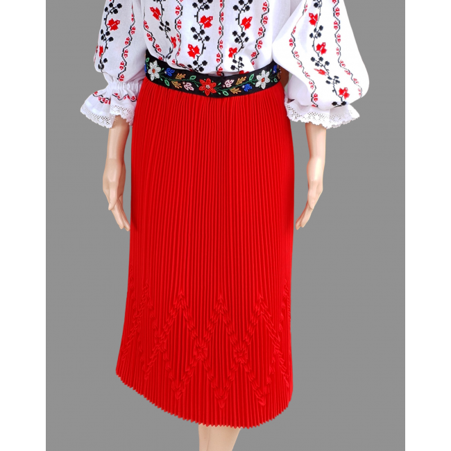 Fusta traditionala plisata manual  COD 6010